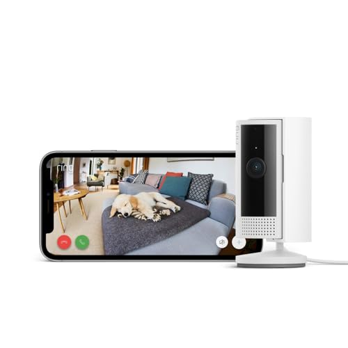 Ring Indoor Camera (2nd Gen) | Plug-In Pet Security Camera | 1080p HD, Two-Way Talk, Wifi, Privacy Cover, DIY | alternative to CCTV system | 30-day free trial of Ring Home - DeKove