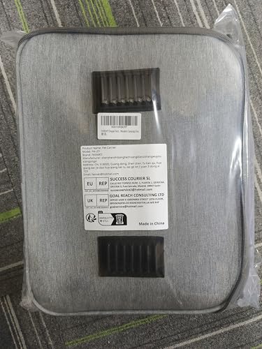 FASNATI Double-Compartment Pet Carrier Backpack, Cat Carrier Backpack for 2 Small Cats, Dogs and Rabbits, Perfect for Traveling/Hiking/Camping, Grey - DeKove