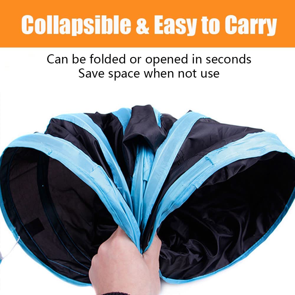 Speedy Panther 21 Pcs Cat Toys for Indoor Cats Collapsible Cat Tunnel Interactive Feather Teaser Wand Ball Toy for Kitten Cats - DeKove