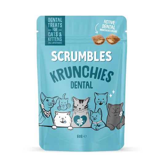 Scrumbles Dental Krunchies Cat Treats - DeKove