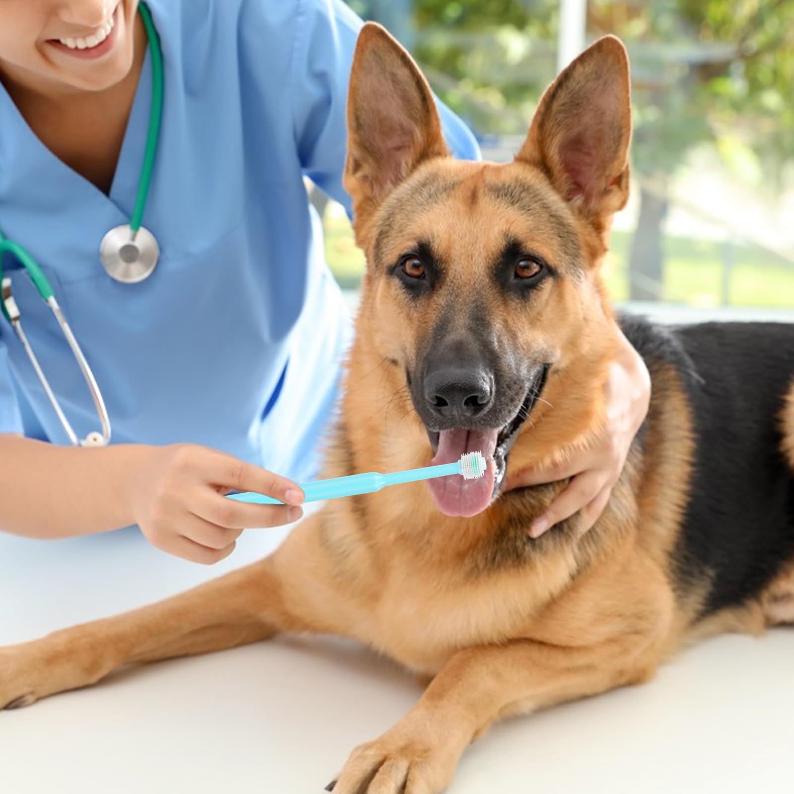 2 Pack Small Dog & Cat Toothbrush,360 Degree Soft Silicone Pet Toothbrush Cat Dental Care Dog Oral Hygiene Deep Clean Pet Teeth Cleaning Kit (Small Size) - DeKove