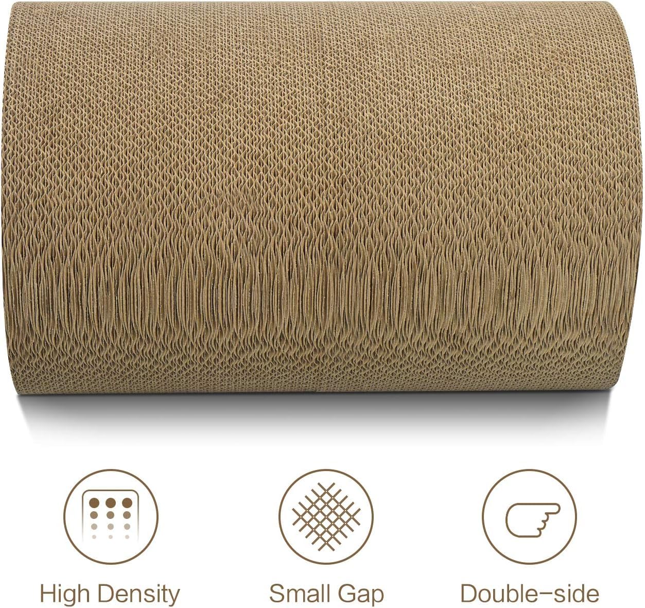 Aibuddy Cat Scratcher, Tunnel Cat Scratching Pad Bed Lounge with Catnip, Durable Cardboard & Construction (50 x 33x 30.5cm) - DeKove