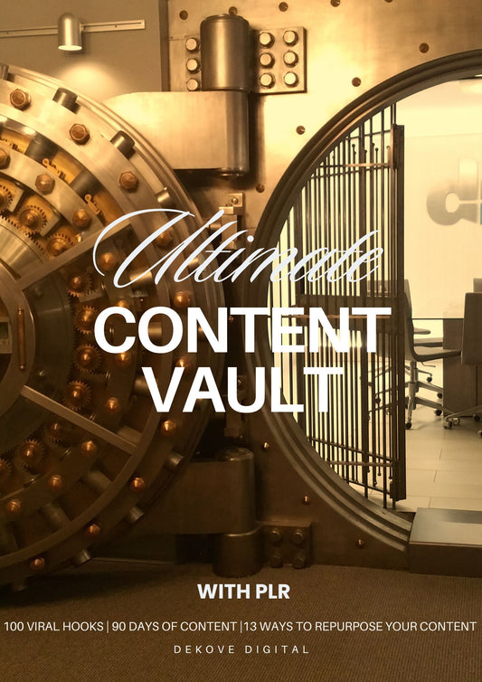 Ultimate Content Vault 💎 - DeKove