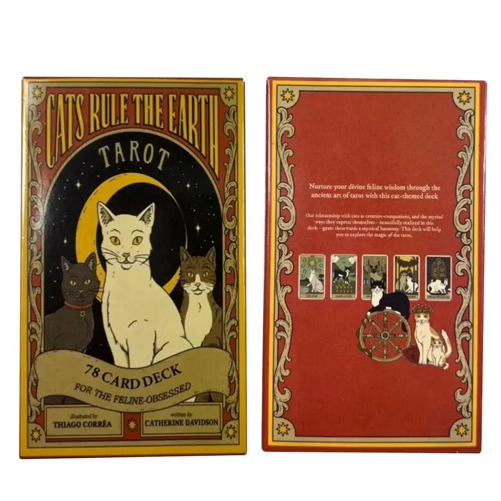 HOT!! Cats Rule Earth Tarot Cards - DeKove