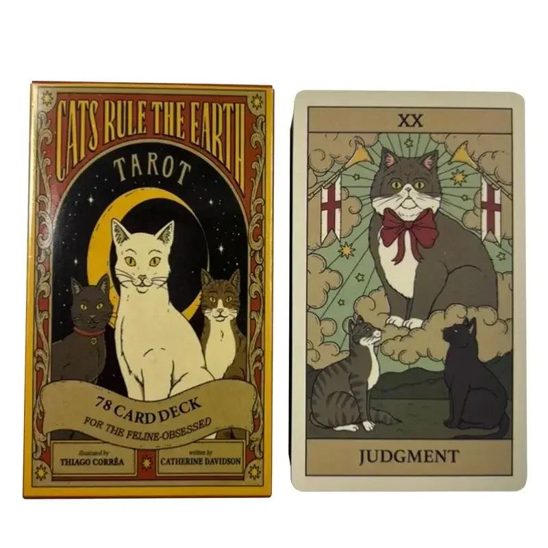 HOT!! Cats Rule Earth Tarot Cards - DeKove