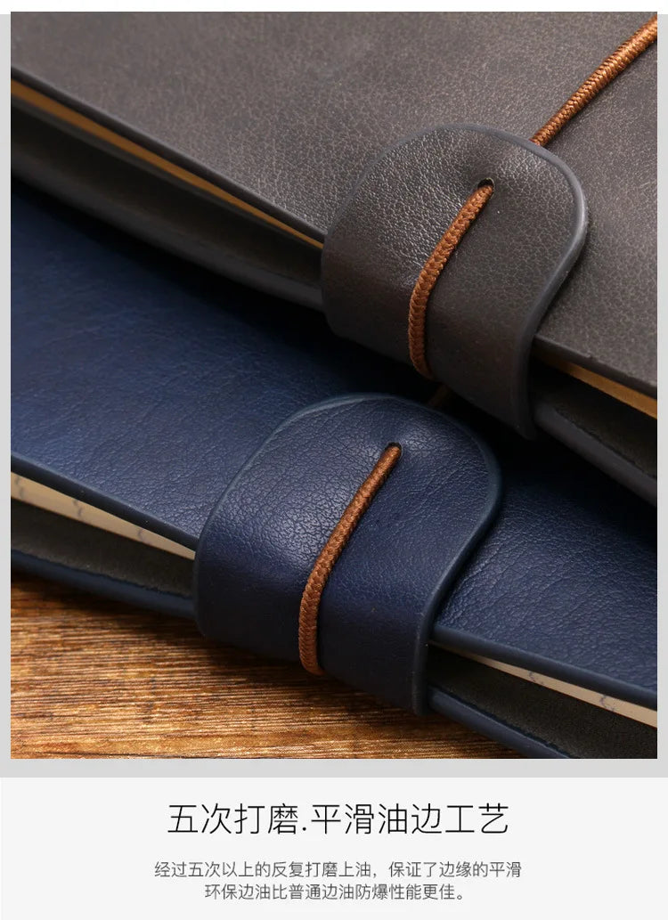 Creative Notebook Travel Ledger A6 Loose-leaf Simple Diary Retro Portable Ledger - DeKove