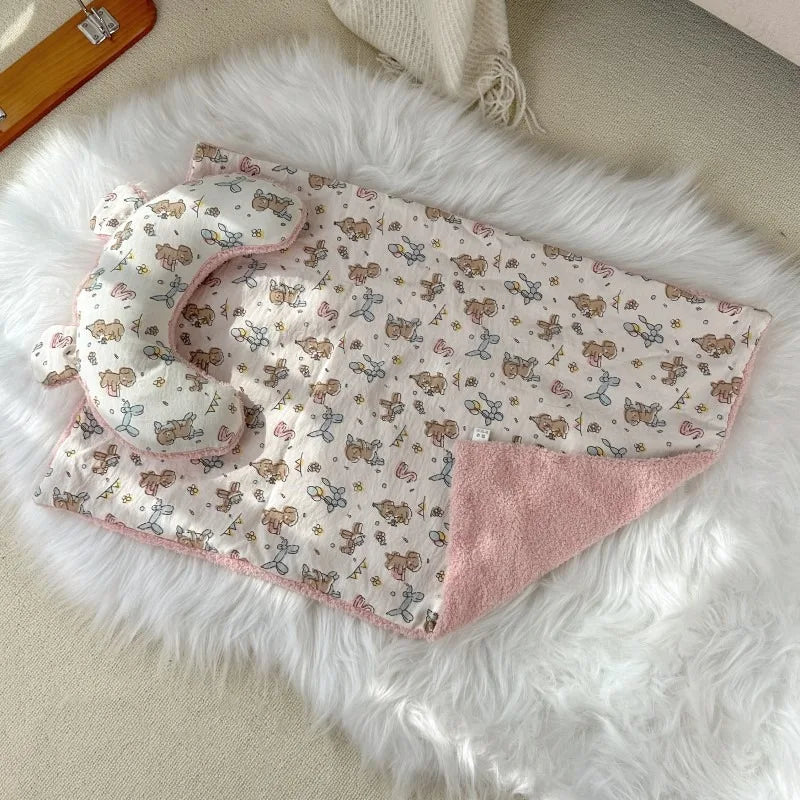Adorable Pet Blanket With Pillow - DeKove