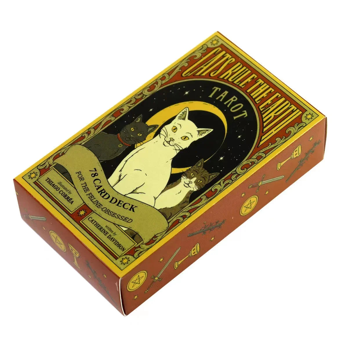 HOT!! Cats Rule Earth Tarot Cards - DeKove