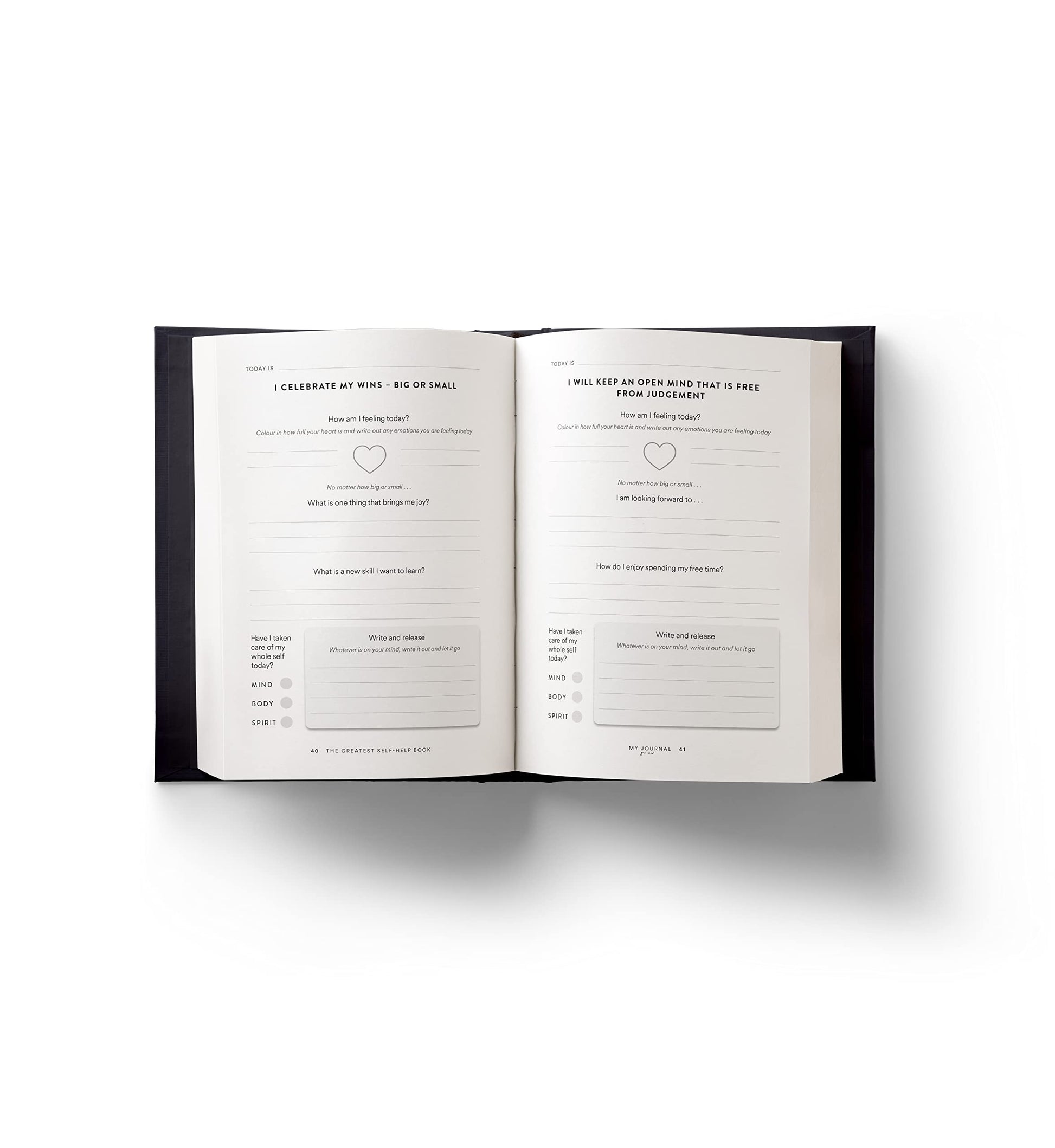 The Greatest Self-Help Book (is the one written by you): A Daily Journal for Gratitude, Happiness, Reflection and Self-Love - DeKove