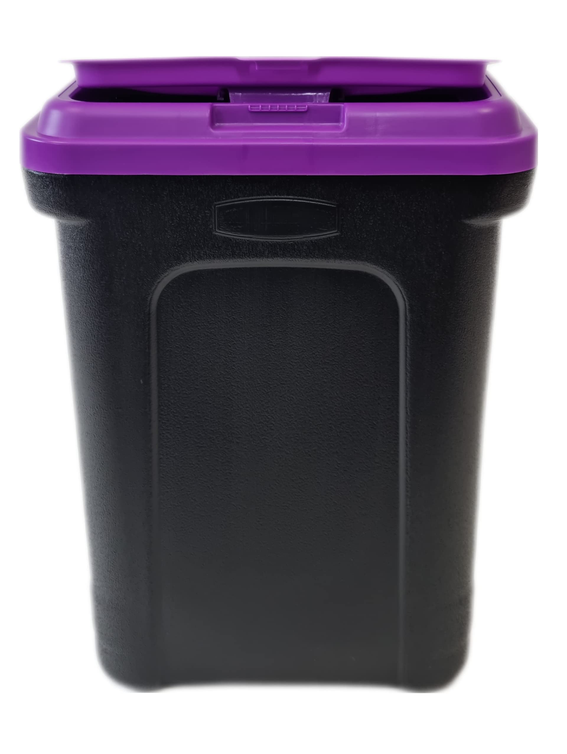 HH Home Hut 35L Large Pet Food Container Dog Cat Animal Storage Bin 16KG Dry Feed 23KG Seed Including Air Tight Seal Purple Lid - DeKove