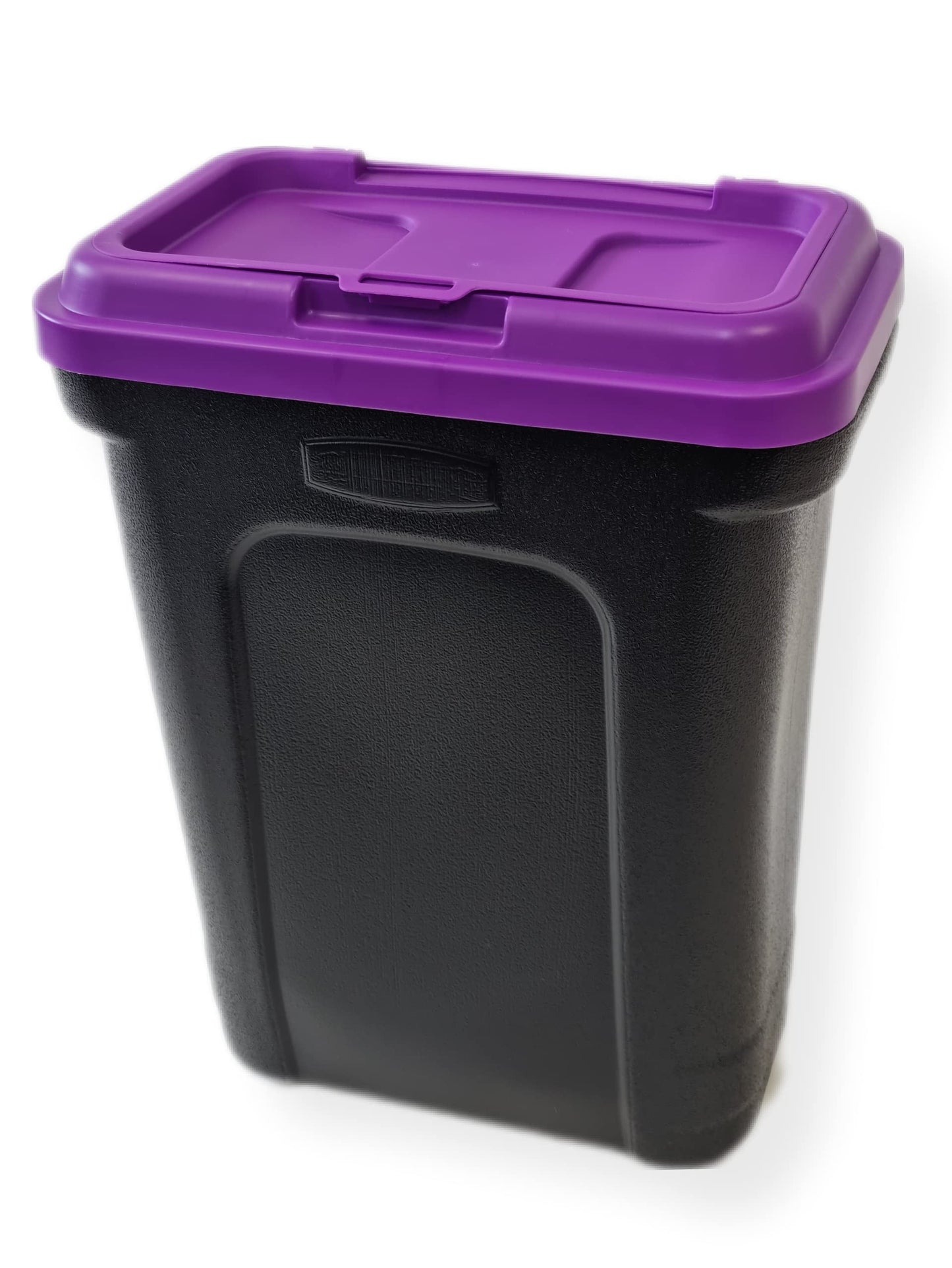 HH Home Hut 35L Large Pet Food Container Dog Cat Animal Storage Bin 16KG Dry Feed 23KG Seed Including Air Tight Seal Purple Lid - DeKove