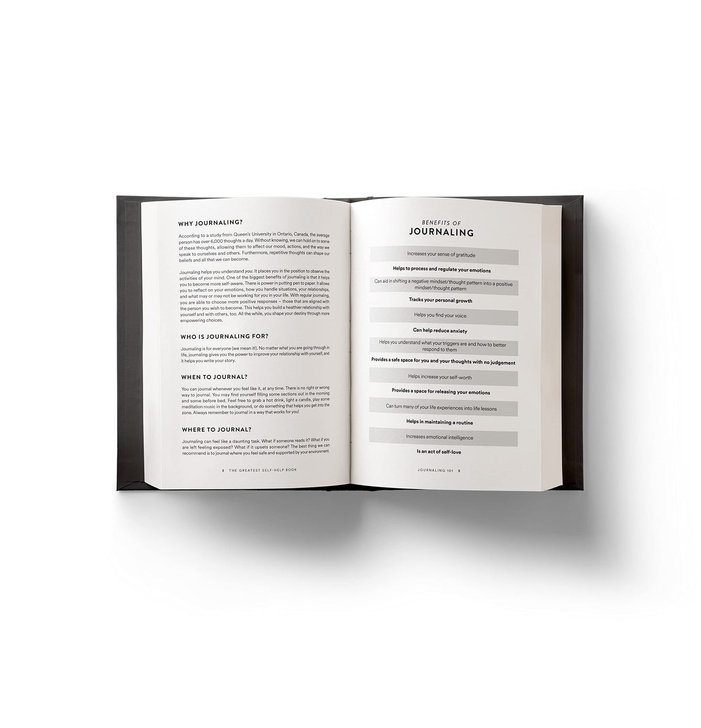 The Greatest Self-Help Book (is the one written by you): A Daily Journal for Gratitude, Happiness, Reflection and Self-Love - DeKove