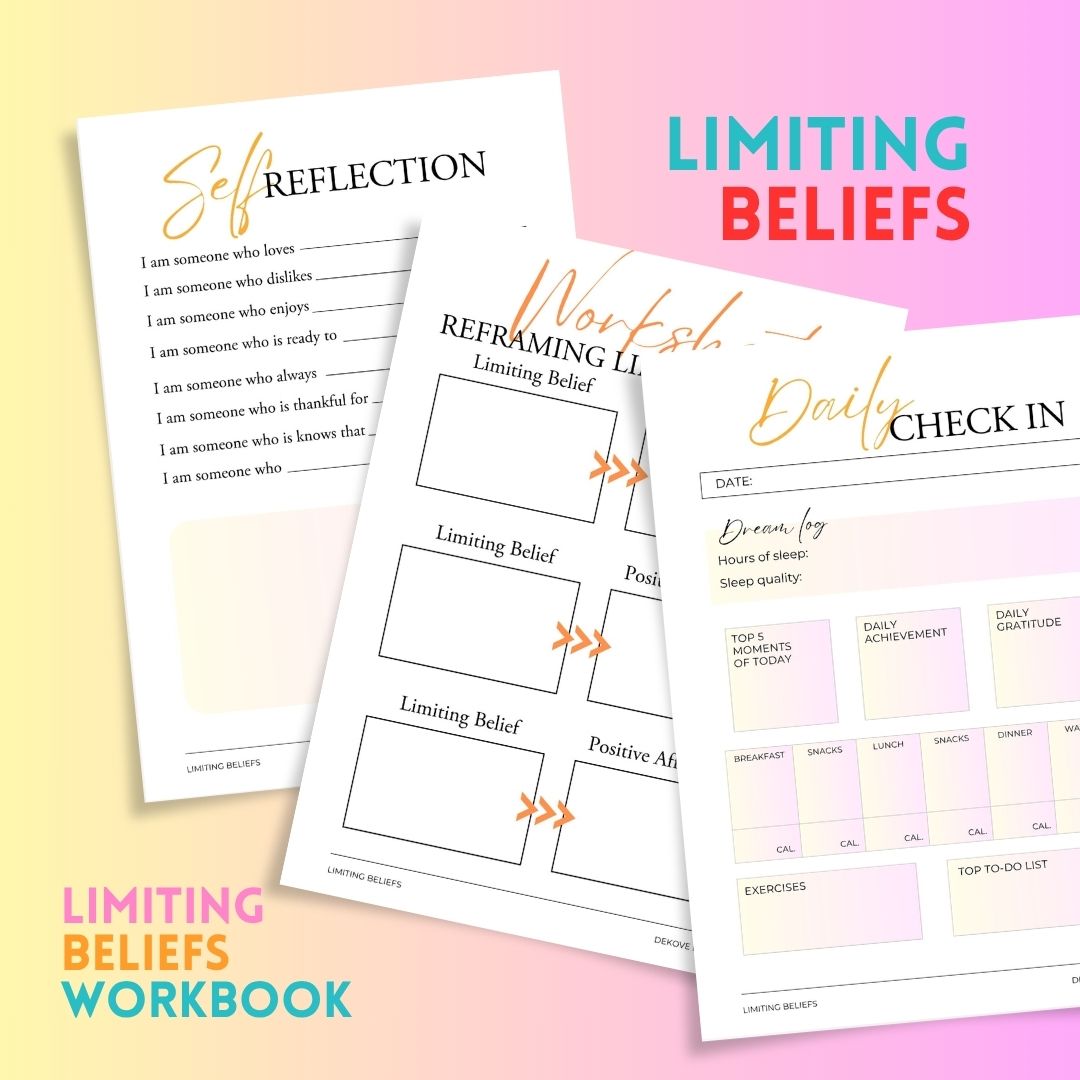 Limiting Beliefs eBook + Workbook - DeKove