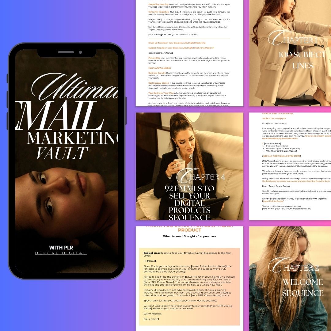 Ultimate Email Marketing Vault 📧 - DeKove