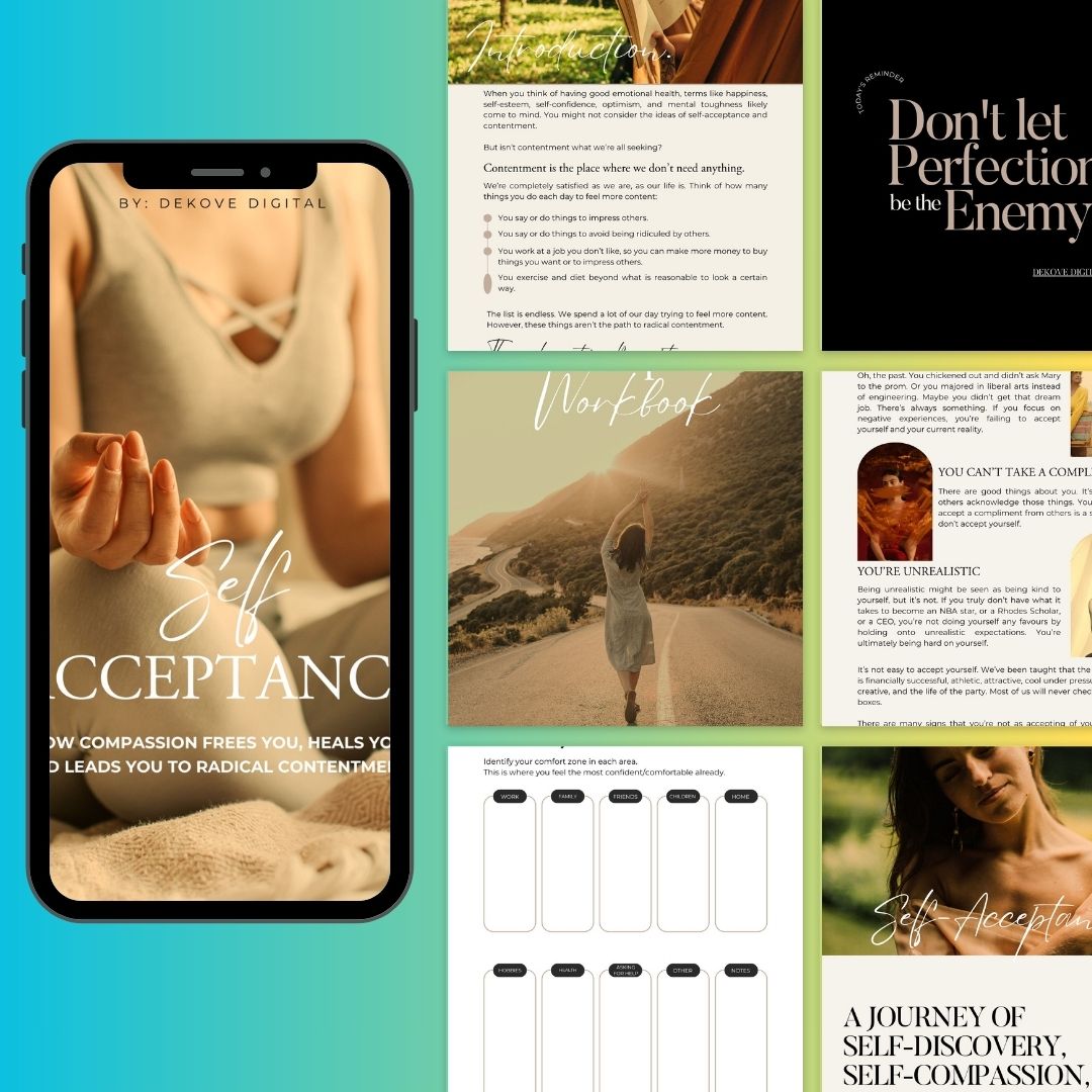 Self Acceptance eBook + Workbook - DeKove