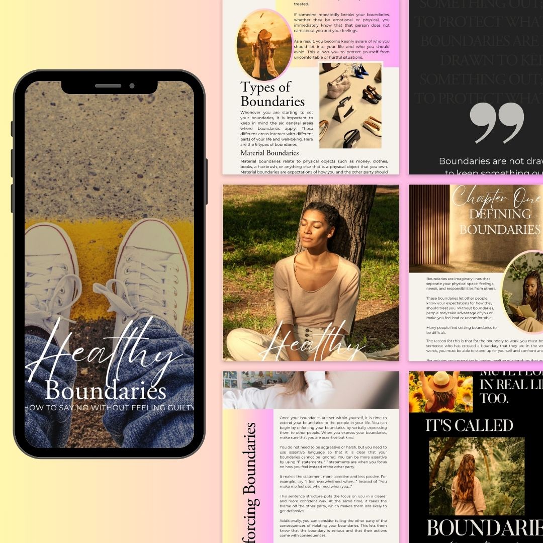 Healthy Boundaries eBook + Workbook - DeKove