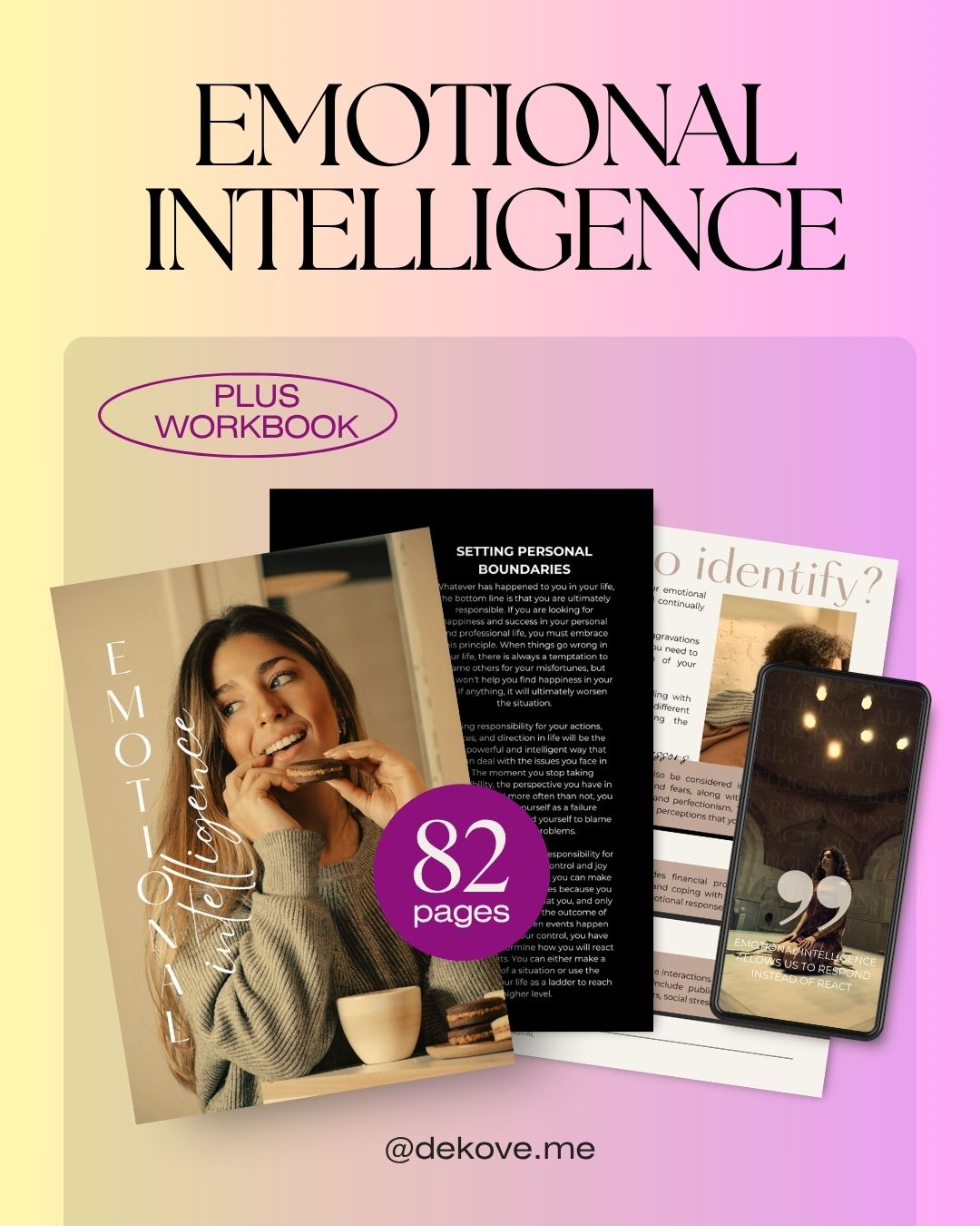 Emotional Intelligence eBook + Workbook - DeKove