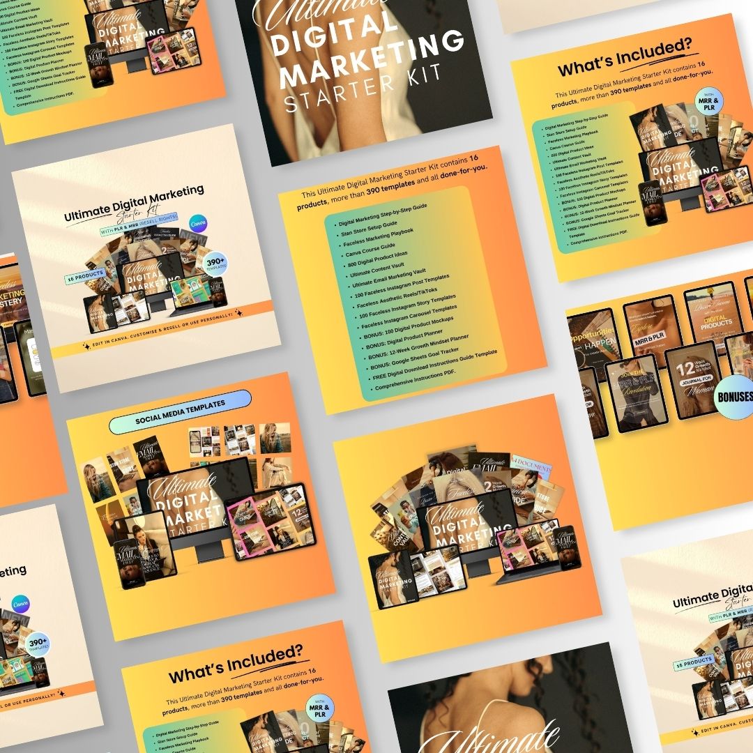 🚀 Ultimate Digital Marketing & Content Creation Bundle! 🚀 - DeKove