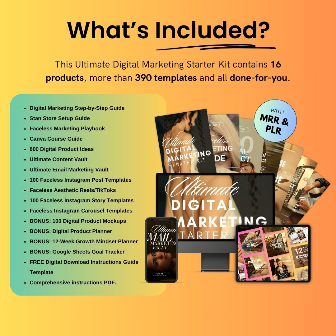 🚀 Ultimate Digital Marketing & Content Creation Bundle! 🚀 - DeKove