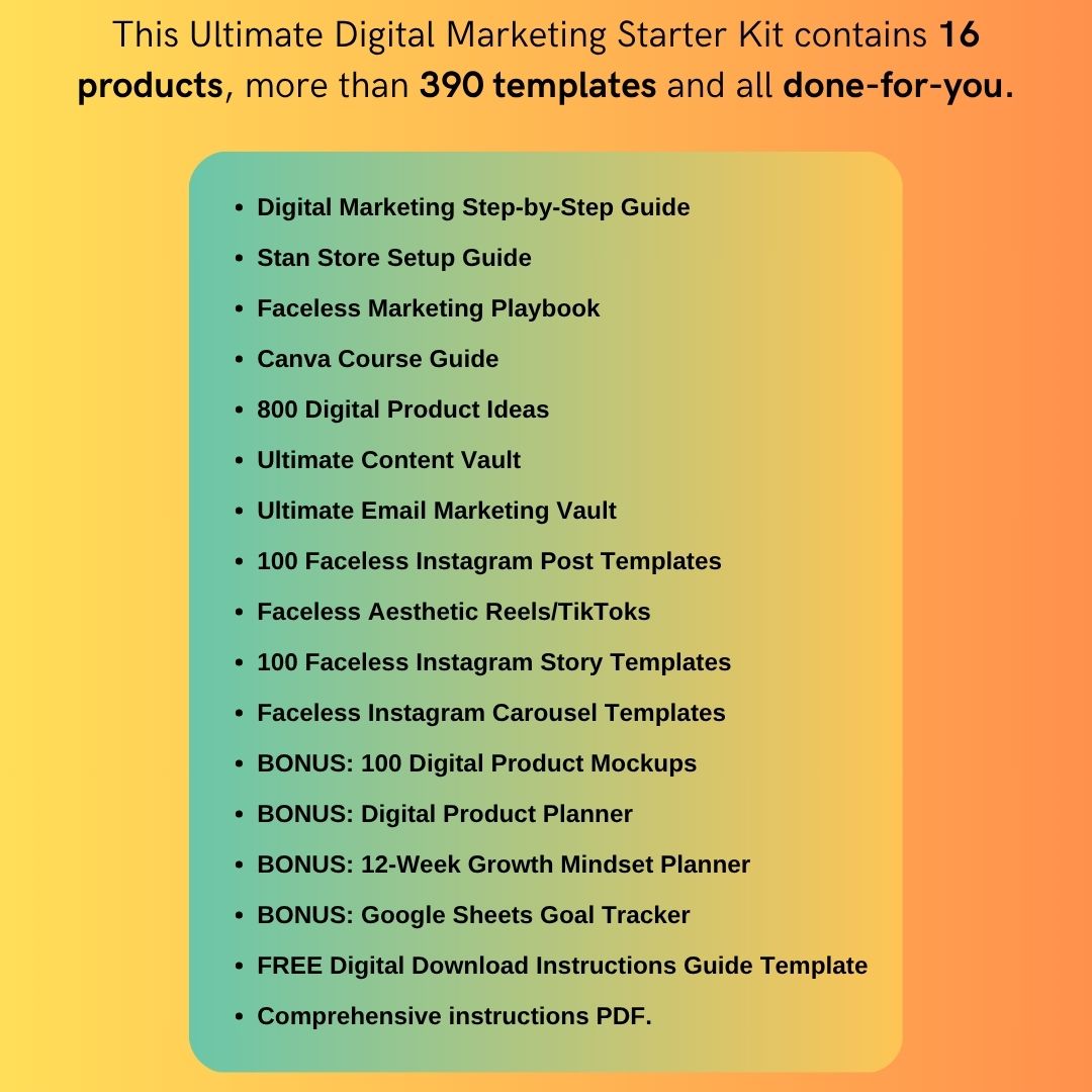 🚀 Ultimate Digital Marketing & Content Creation Bundle! 🚀 - DeKove